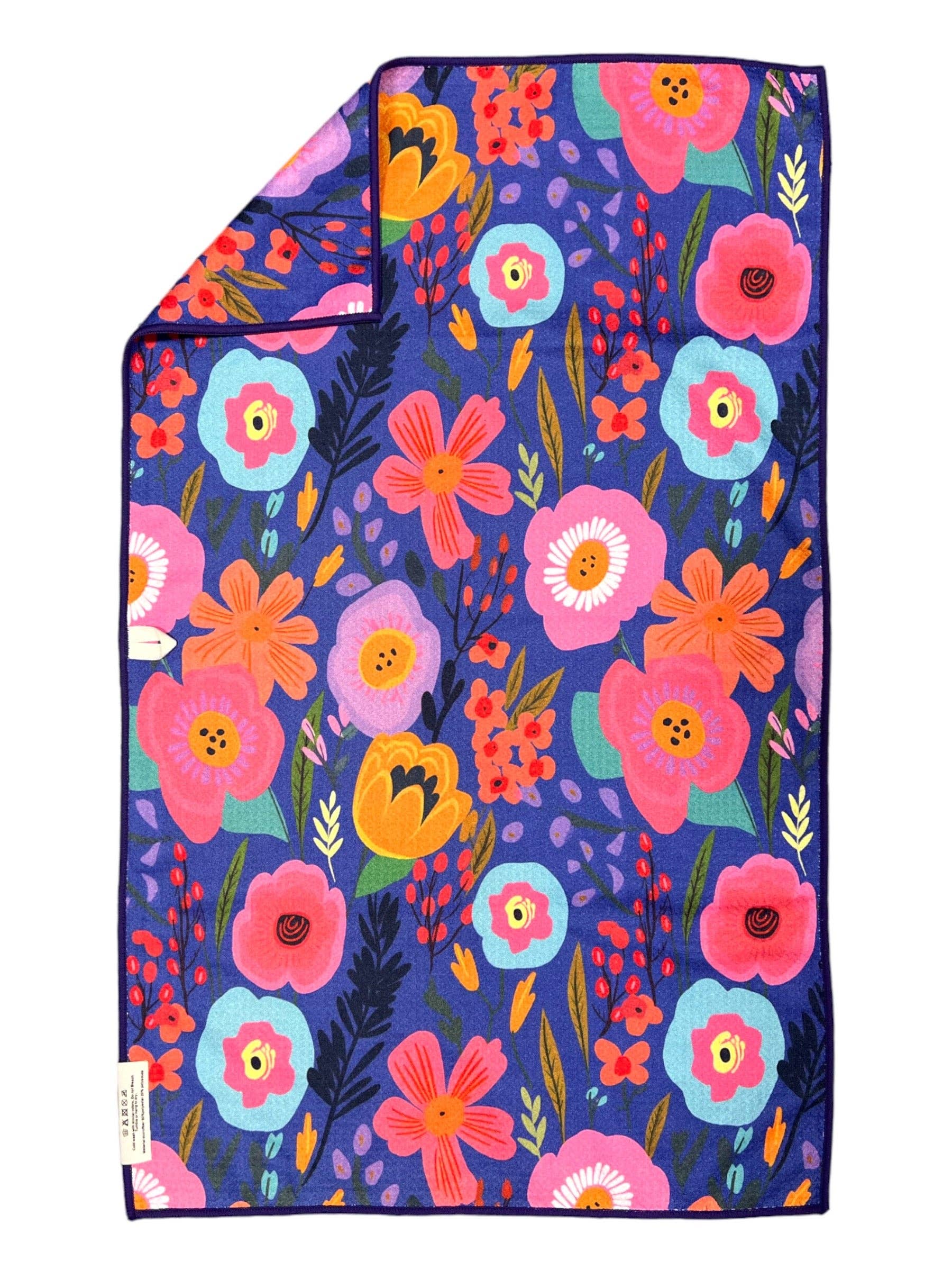 Violaceous: Double-Sided Hand Towel: Purple / 17x27 in