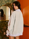 "MIDWEST"/"OPE" Reversible Mockneck Sweatshirt