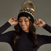 Patterned Pom Hat