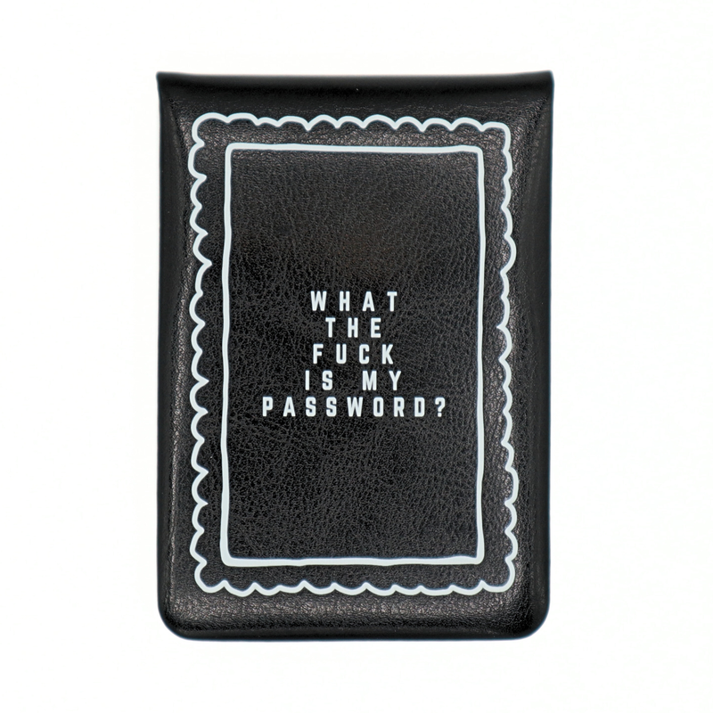 What The Fuck Is My Password - Leatherette Pocket Journal