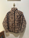 Leopard Print Zip Up Jacket