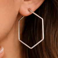 Silver Hoops