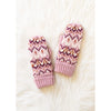 Pink Pattern Mittens