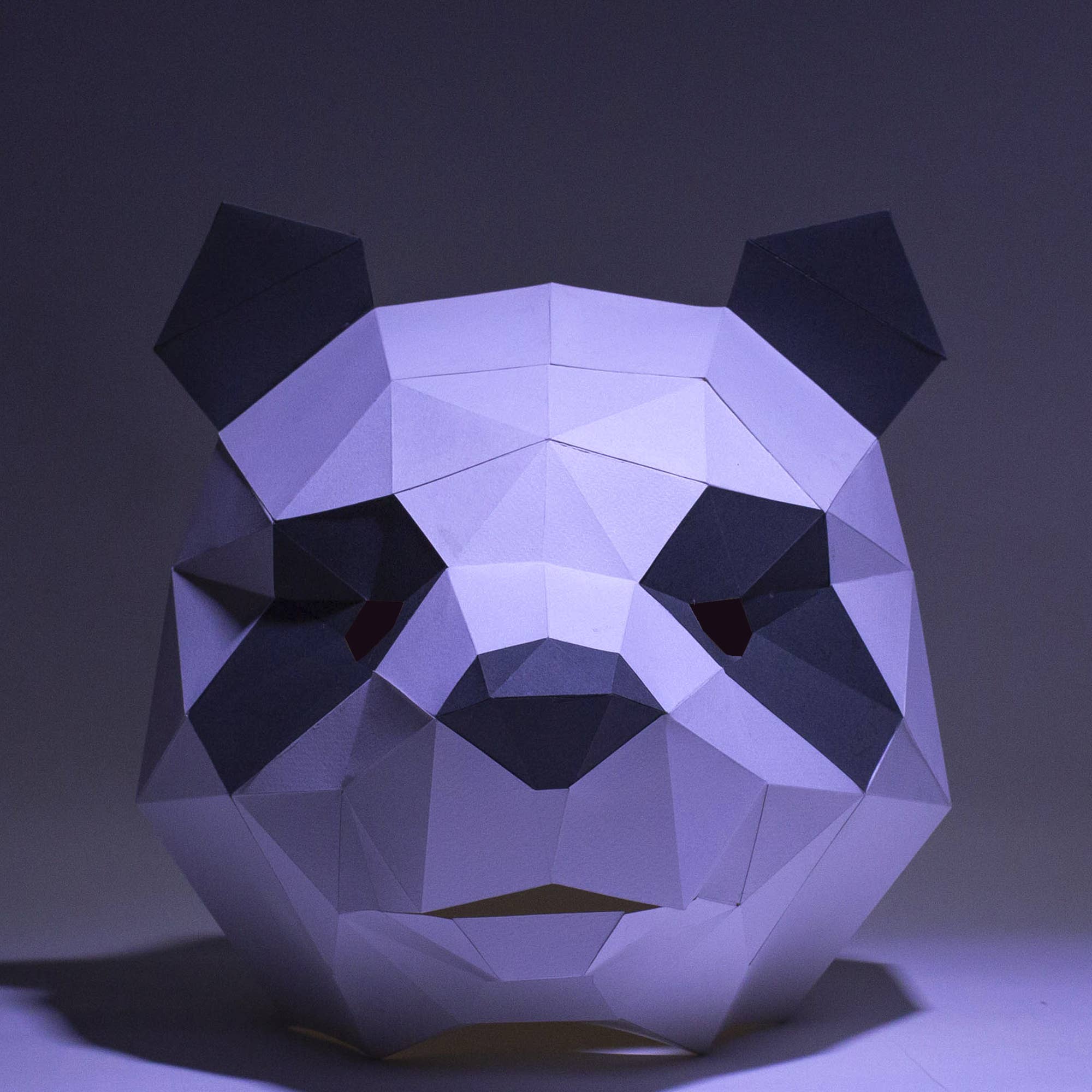 Panda Origami Mask