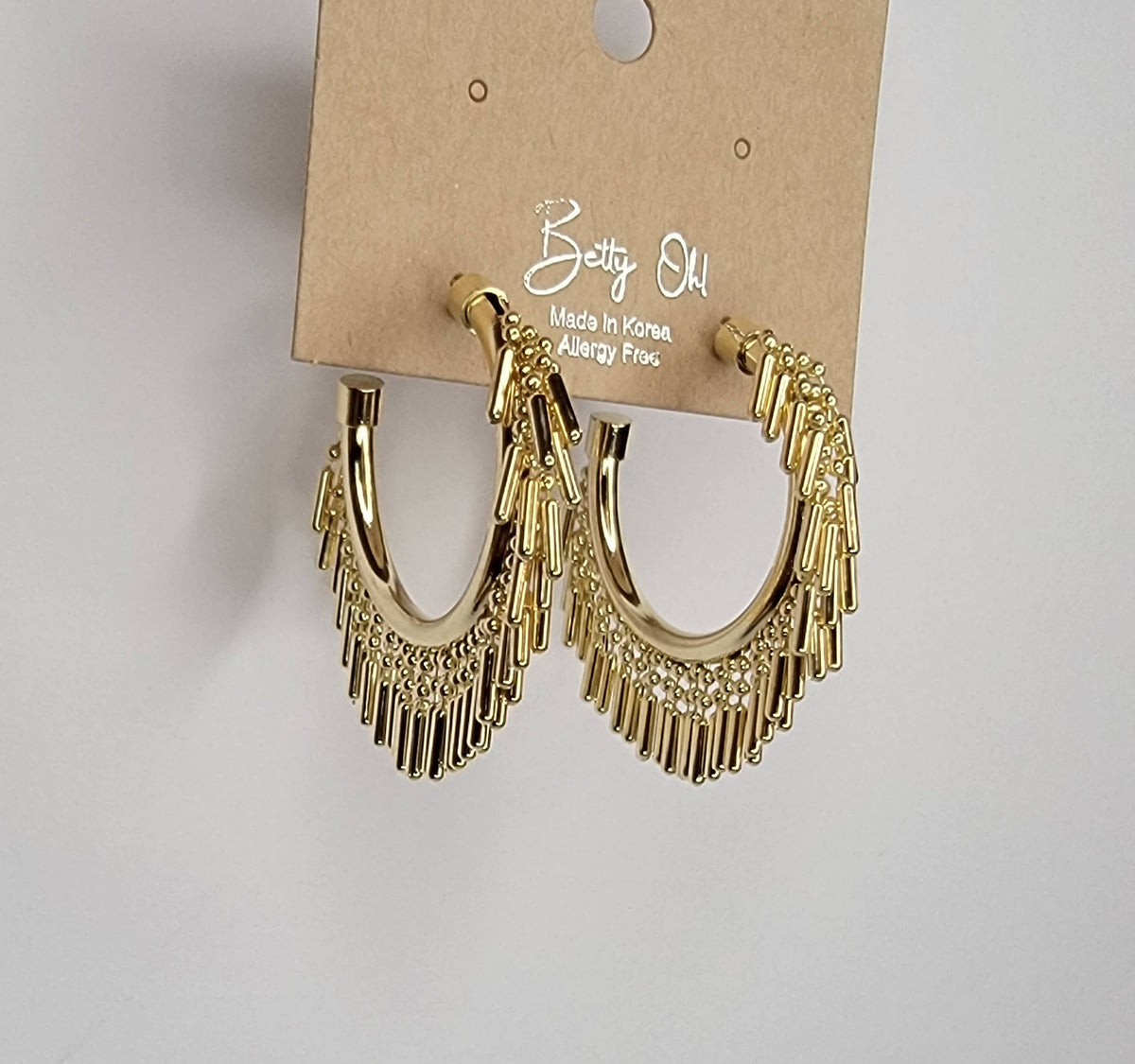 Tassel Hoop Earrings