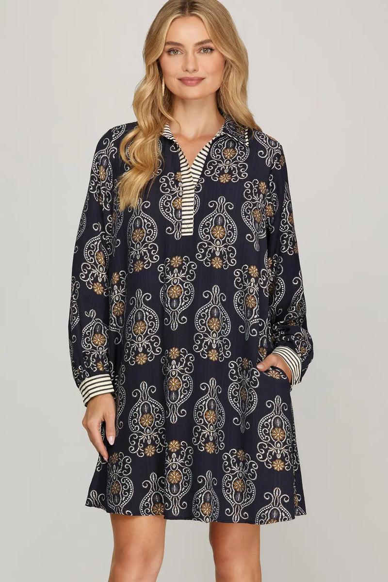 Woven Mini Dress