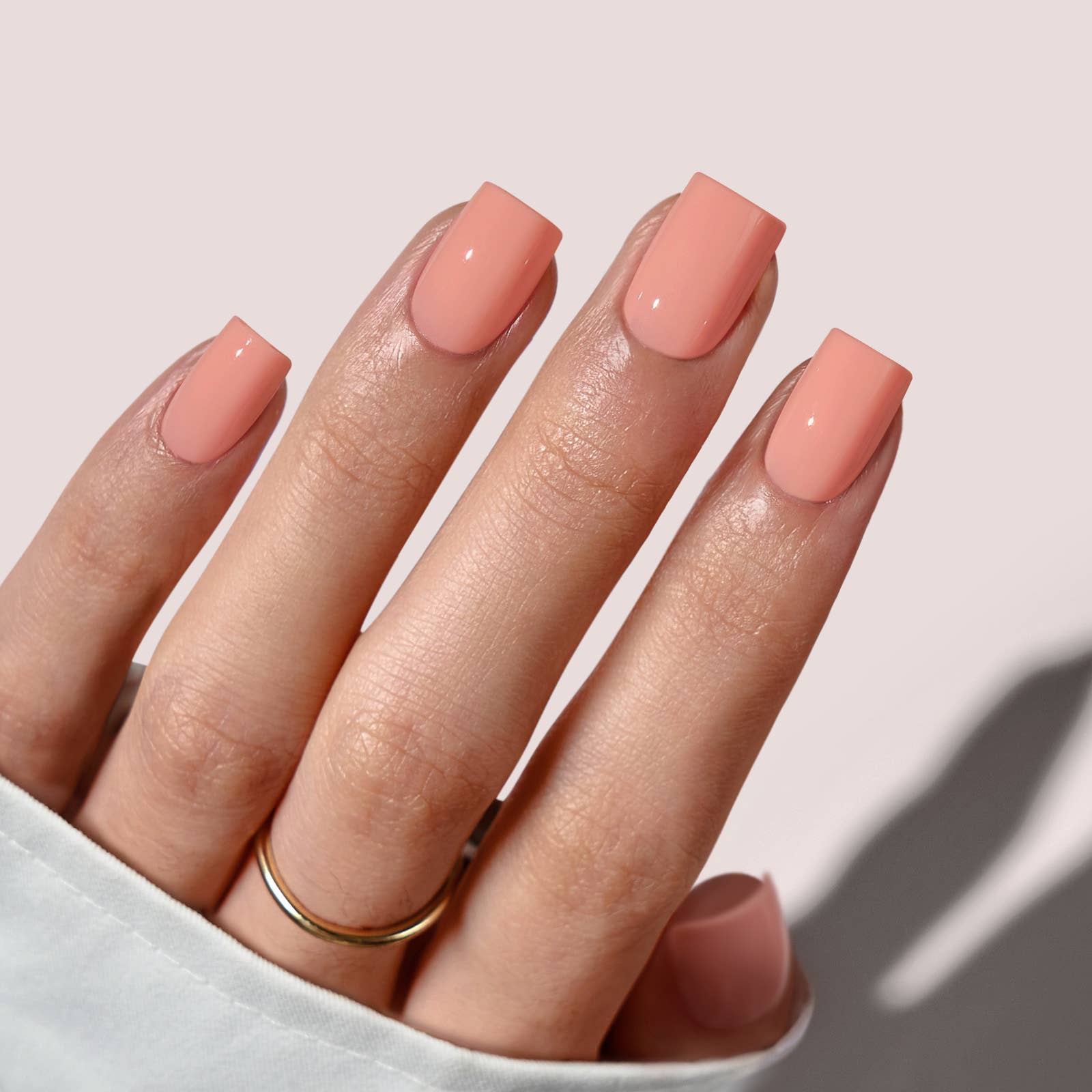 Short Almond Square Spring Nails