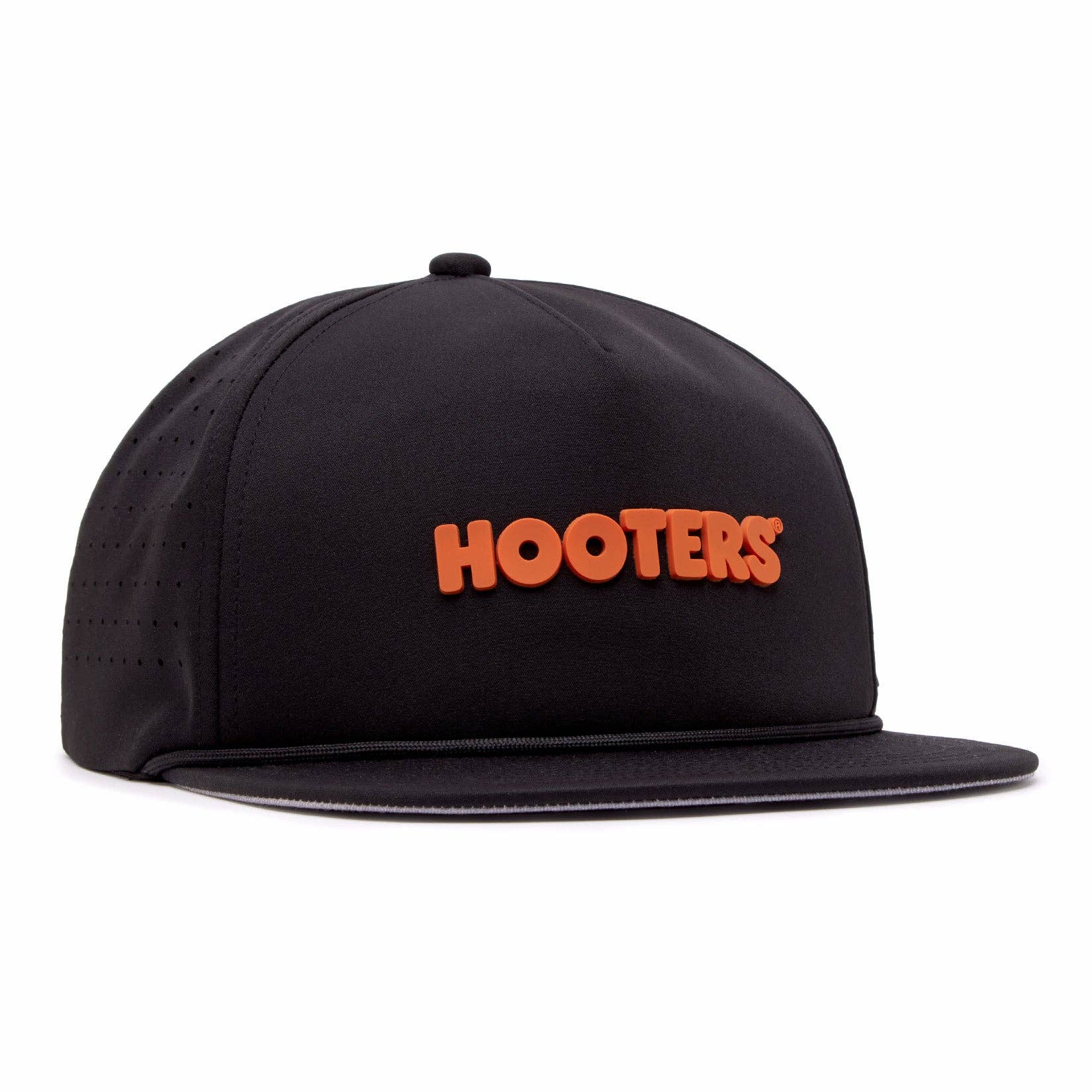Hooters - Unstructured Flat Bill Hat - Snapback