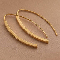 18K Gold Plated Stainless Steel Threader Earrings
