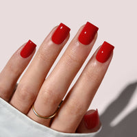 Short Almond Square Spring Nails