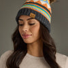 Colorful Pom Hat