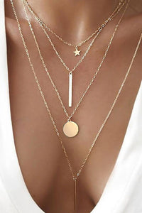 18K Gold Plated Waterproof Stainless Steel Chain Necklace
