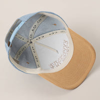 EXPENSIVE DIFFICULT Denim Corduroy Trucker Hat: LBG-LDN-BEIGE / One Size