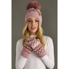 Pink Pattern Mittens