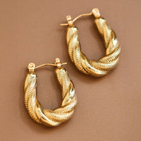 Twisted Rope Earrings
