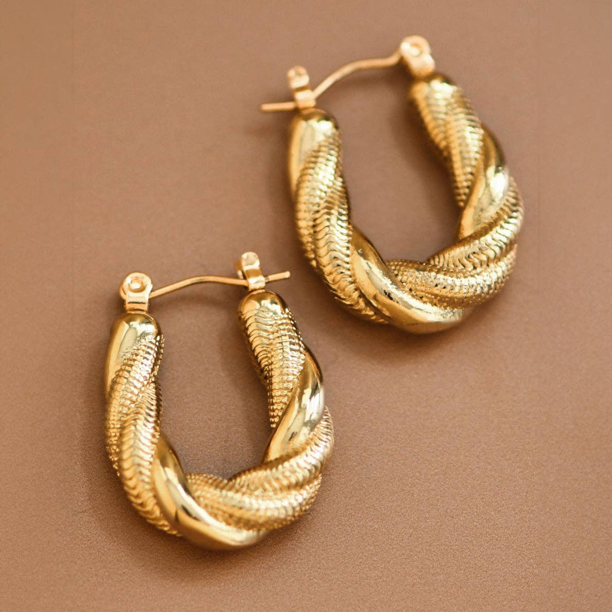 Twisted Rope Earrings