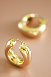 Small Gold Huggies