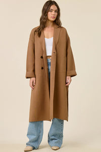 Atelier Double-Breasted Wrap-Tie Coat