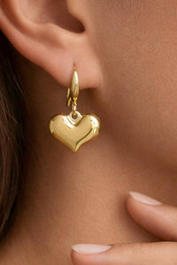 Hanging Heart Earrings
