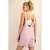 COTTON TWILL ROLL-UP OVERALL SHORT