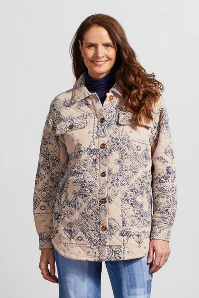 Quilted Paisley Shacket