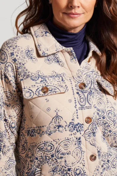 Quilted Paisley Shacket