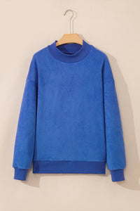 Oversize Drop Shoulder Reversible Sweatshirt