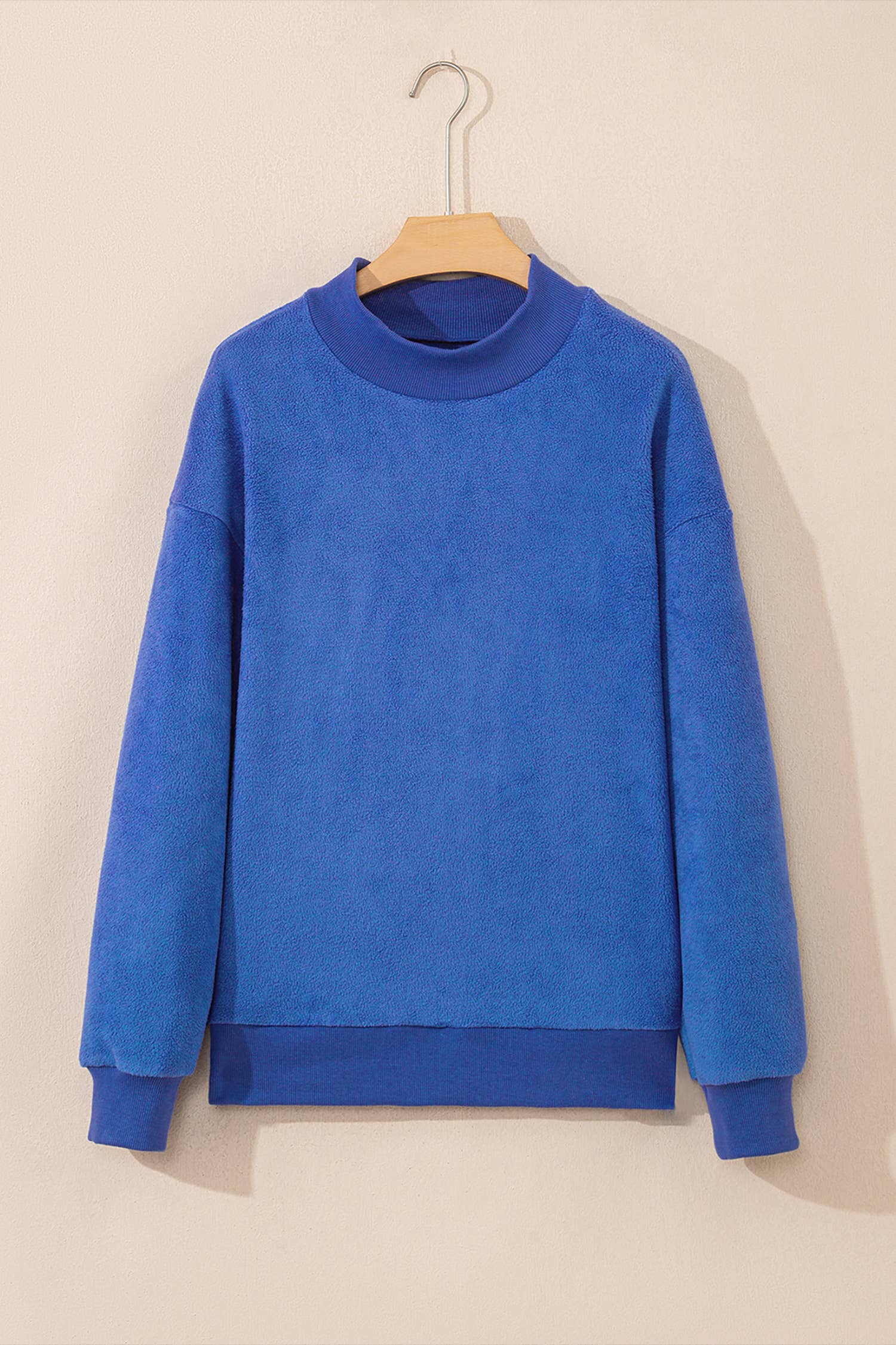 Oversize Drop Shoulder Reversible Sweatshirt