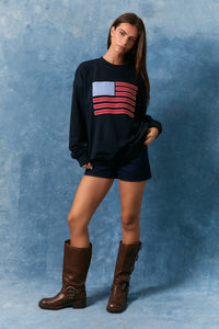 USA Flag Sweatshirt