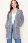 Charcoal Sweater Coat