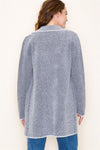 Charcoal Sweater Coat