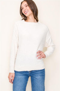 Boucle Pullover Sweater