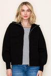 Black Sweater Jacket