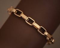 18K Gold Plated Waterproof Stainless Steel Chain Bracelet