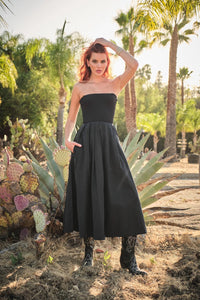 Strapless Tube Maxi Dress