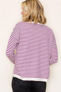 Striped Pullover Sweater