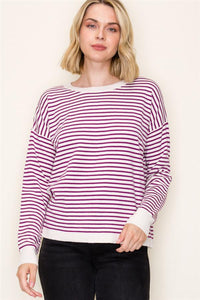 Striped Pullover Sweater
