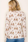 Floral Pullover Sweater