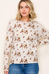 Floral Pullover Sweater