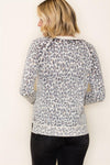 Leopard printed Crew Neck Sweater