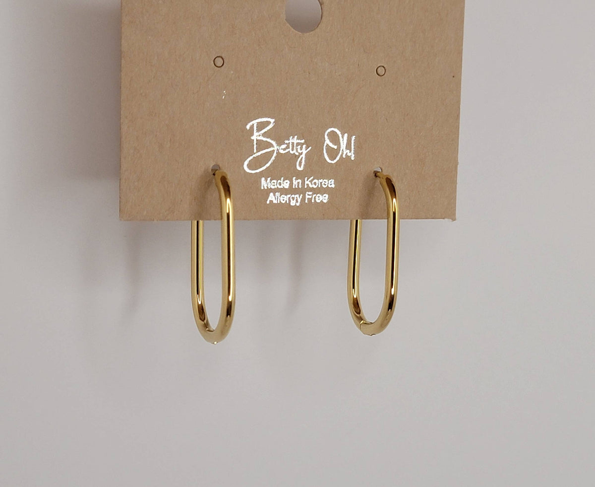 Gold Huggie Earrings
