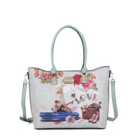 Brangio Italy Velvet Dawn Small Purse: Light Green