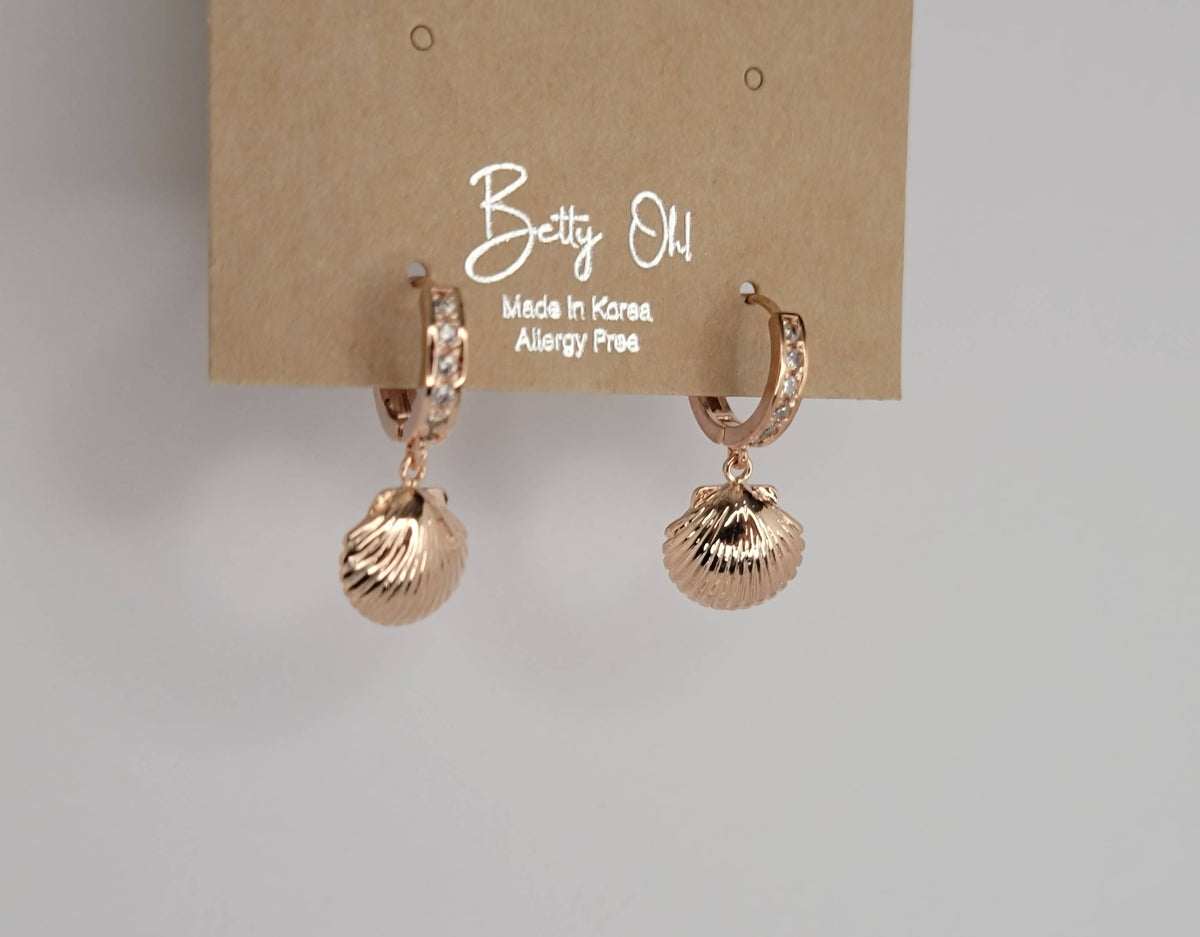 Sea Shell Charm Earrings