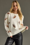 Sequin Football Sweater