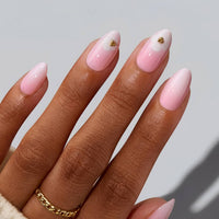 Yellow French Press On Nails - Short Square Nails Wholesale: Meadow Daisy