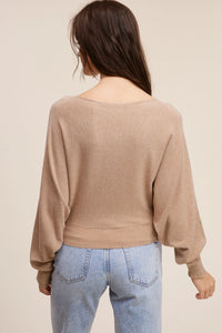 Cashmere Blend Dolman Top