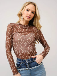 Boot Stitch Mesh Top