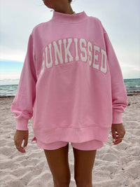 Sunkissed Embroidered Mockneck Sweatshirt