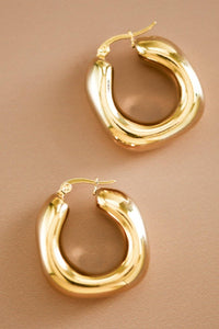 Small Gold Huggies