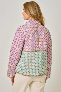 Mixed Media Quilted Jacket
